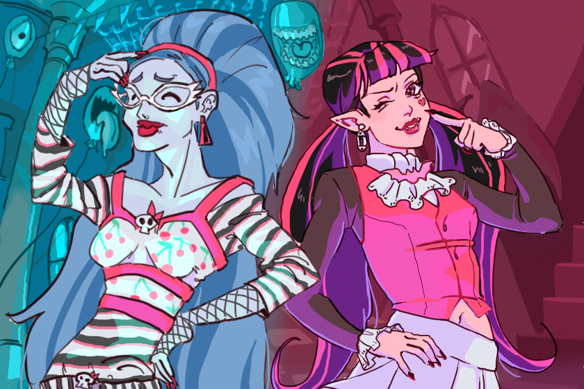 "Monster high" Гулия и Дракулаура, какую таблетку выберешь ты?