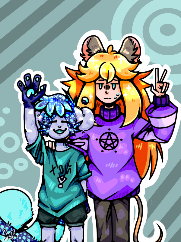 Чтож, это мой последний арт здесь. Как художник, я ухожу отсюда (но может когда-нибудь в будущем вернусь, кто знает?), и остаюсь лишь как человек. Я долго думала над тем, чтоб покинуть Лонети, но думаю, я бы не смогла бросить его насовсем. Здесь появились мои первые друзья, здесь я училась рисовать, вдохновлялась чужими работами, и в целом Лонети для меня стал первым контактом с другими художниками. Для меня слишком сложно не проверять полученные уведомления, не комментировать чужие арты и так далее. Так что да. В общем, я буду тут, но просто не буду активить совсем<br />
<br />
Но если вдруг вам интересно моё творчество, то у меня есть телеграмм-канал<br />
https://t.me/BlackieAndCherlit<br />
<br />
Плюс группа в магме, где мы могли бы порисовать<br />
https://magma.com/invite/5XLTMUZH<br />
(И, конечно, я сама там)<br />
https://magma.com/artist/blackiefenko/gallery<br />
<br />
А так же канал по CharacterAI (знаю, не очень в тему, но может вам он будет интересен?)<br />
https://t.me/CharacterAIdiot<br />
<br />
Спасибо большое всем, с кем я встретилась здесь, вы для меня всё дороги <3