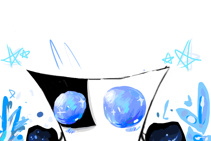 > w < обнимите кубека !! Он слишкем милый (я ета за 3 перемены нарисоваль)