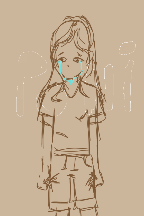 Что то грустнявное.. Быстрый скетчик и се...