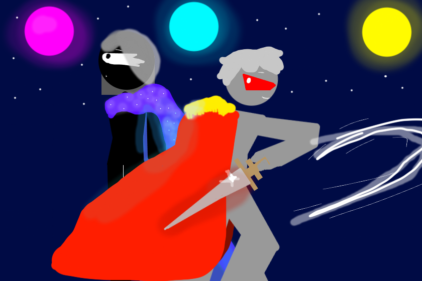 Короче, у меня затея на типа "Фильм" название уже есть: Рассекатель путей, и три храма. Я смогу заняться фильмом в свободное время, а сейчас помогите пожалуйста с сюжетом :_) Персонажи родные, и обещаю что сделаю фильм, а серий будет.. 12 :_) а сезона 2, во втором 8, ну или если понравится будет больше во первом сезоне, фильм будет выпущен наверное после нового года и дальше, в сюжете доступно ВСЁ, у вас нет преград, вы можете убить персонажа, добавить в команду, сделать кого-то королём, и т.д. а я буду это рисовать