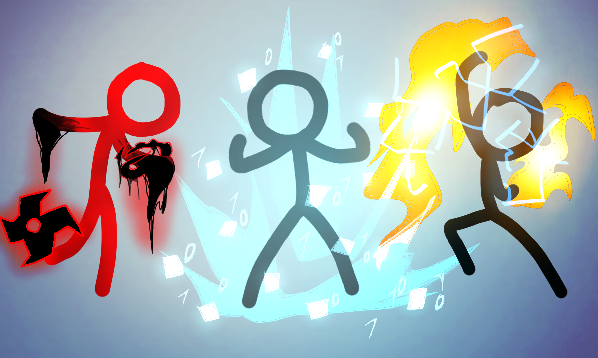 три стикмана, и все три ненавидят(-или) того самого аниматора