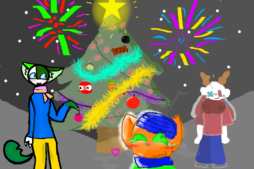 С НОВЫМ ГОДОМ!!! а точнее с наступающим через 2 недели будет этот Новый год! Праздник всего мира, конечно в Египте снега нет но наверное празднуют я не знаю. Счастливого Нового года :D