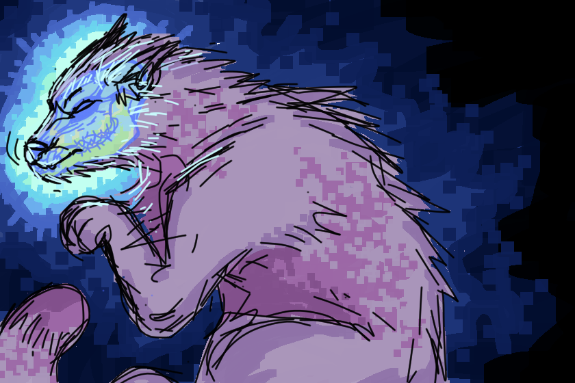 Лень дальше проробатывать детали рисунка, бб у меня уже руки болят и спать хочу<br />