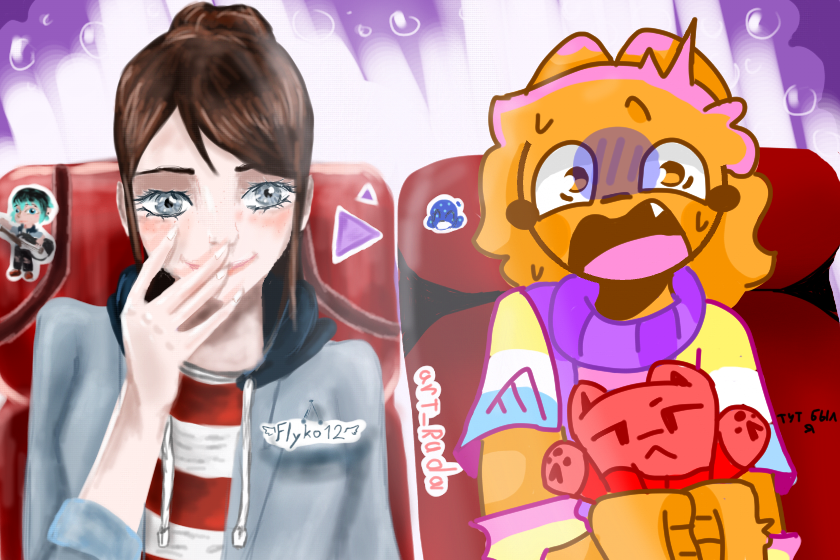 Коллаб с ✧ art_Rada ✧<br />
{Flyko12} -- Ваши догадки, что мы смотрим?)<br />
{✧ art_Rada ✧} -- Кусь!