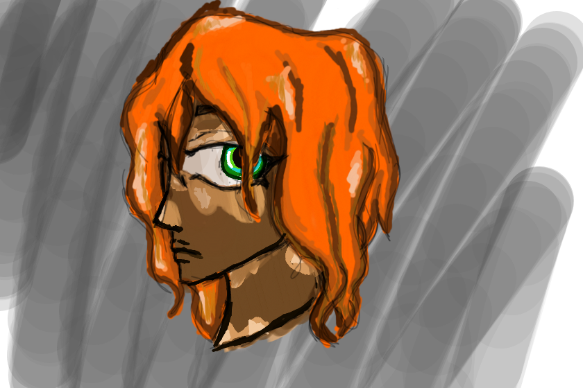 я только учусь рисовать