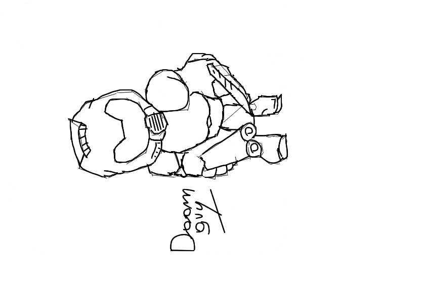 Doomguy (позднее — Палач Рока) вымышленный персонаж, главный герой серии компьютерных игр Doom<br />
Думгай — протагонист игр Doom, Doom II: Hell on Earth, Doom 64, Doom (2016), Doom Eternal и Doom: The Dark Ages<br />
<br />
рисовал на телефоне,сложна<br />
такчто не бейте