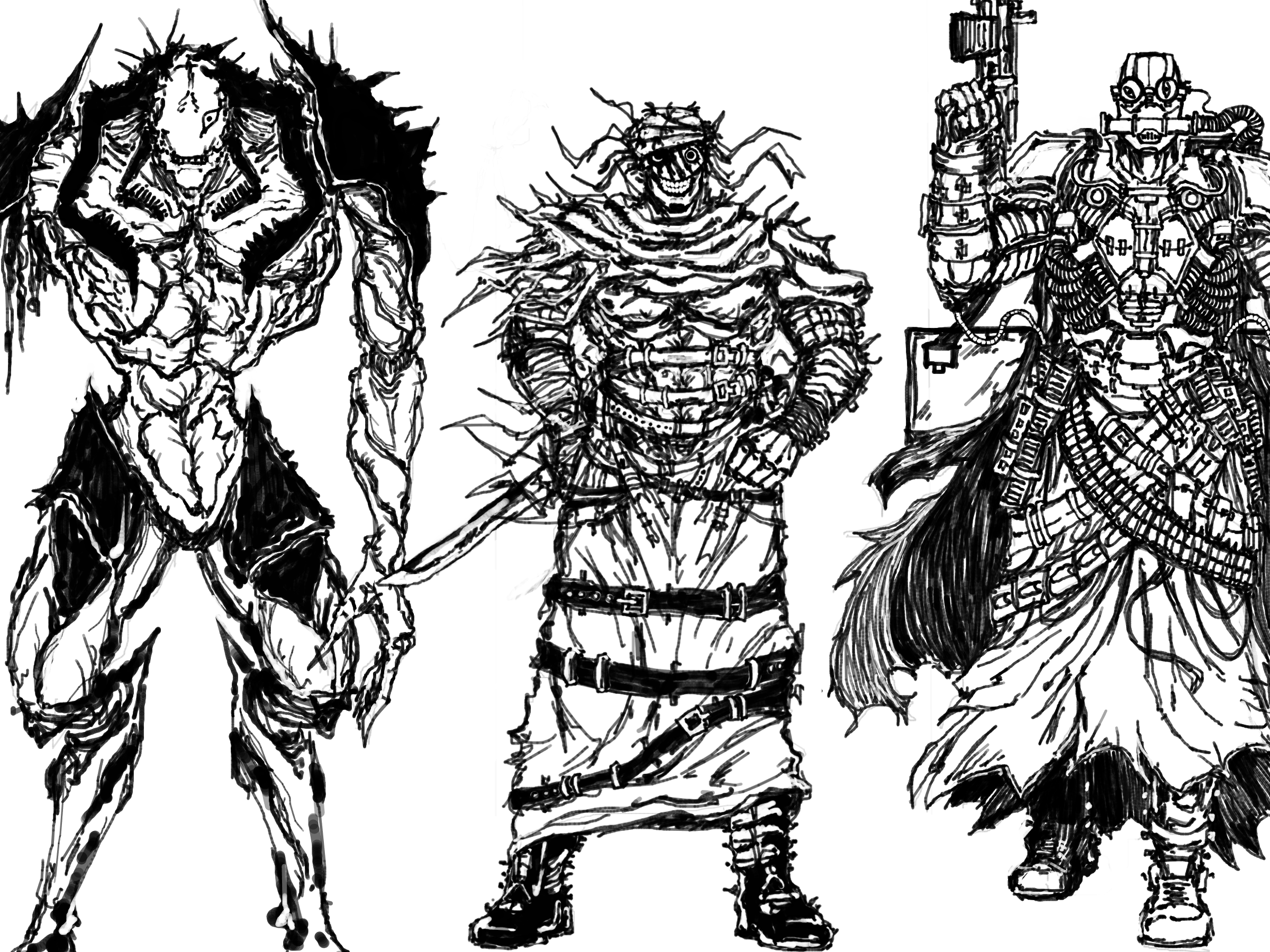 кароче случайно удалил рисунок с моими персонажами (ノ_<。) , пришлось заново рисовать .. (╥﹏╥)