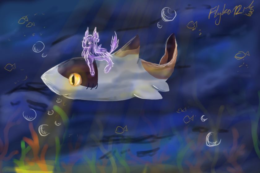 Йоши для Скай. <br />
-----------<br />
"В сердце хватит места на всех, только у кого то будут почетные места, а кому то придется ютиться в уголках."-Флайко