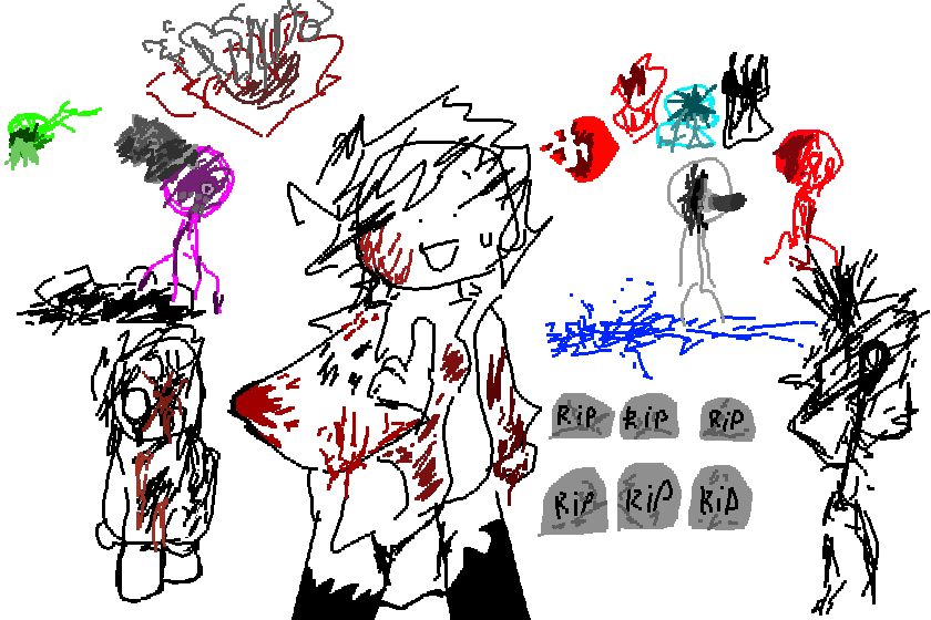 Пупупу.... А!? Ой, прости, не заметил как ты... ээээ, что-то случилось? Почему ты смотришь на меня так..? <br />
<br />
Это не я сделал, ты чё, я же самый добрый!<br />
Разве ты не помнишь мои слова? Альберты -> Это самые хорошие личности, они никогда никого не убьют во зло, они не причинят вреда... я не причину вреда!.. Ч-что? Нет, хватит показывать на меня, и твердить это! <br />
Это был не я окей?..<br />
<br />
Это был не я..<br />
<br />
Я не понимаю, почему ты мне не веришь..<br />
<br />
Я не мог, ты не, не веришь мне?<br />
<br />
Я не делал этого..<br />
<br />
Я не делал этого...<br />
<br />
Я НЕ ДЕЛАЛ ЭТОГО!<br />
<br />
ТЕБЕ КАЖЕТСЯ, Э-ЭТО НЕ КРОВЬ НА МОЕЙ КУРТКЕ, ЭТО ПРОСТО- КЕТЧУП Я ИЗМАЗАЛСЯ КЕ-КЕЕ-КЕТЧУПОМ! Клянусь, это....<br />
<br />
<br />
<br />
<br />
<br />
Был не я.