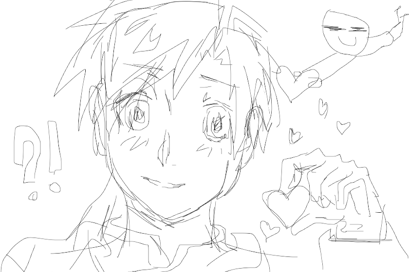 мышкой не так уж и неудобно рисовать оказывается :^ (2-й рисунок уже)