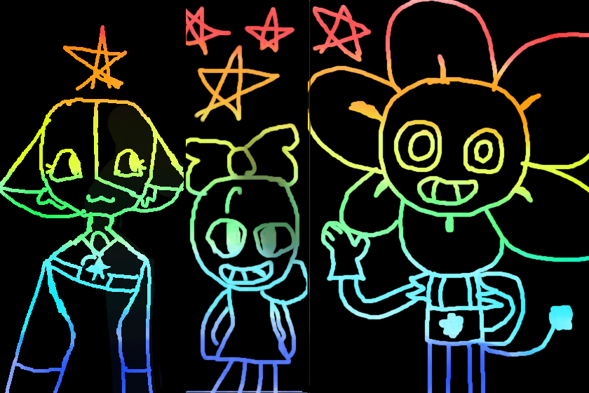 рисунок с подругами)