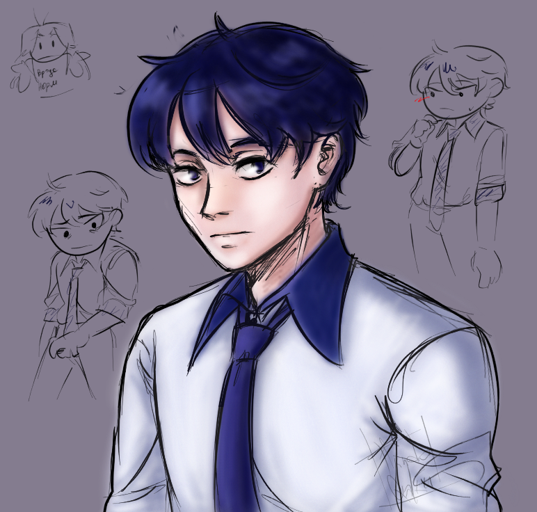 Этот скетч нарисовал я быстрее, чем его вообще можно было выставить...