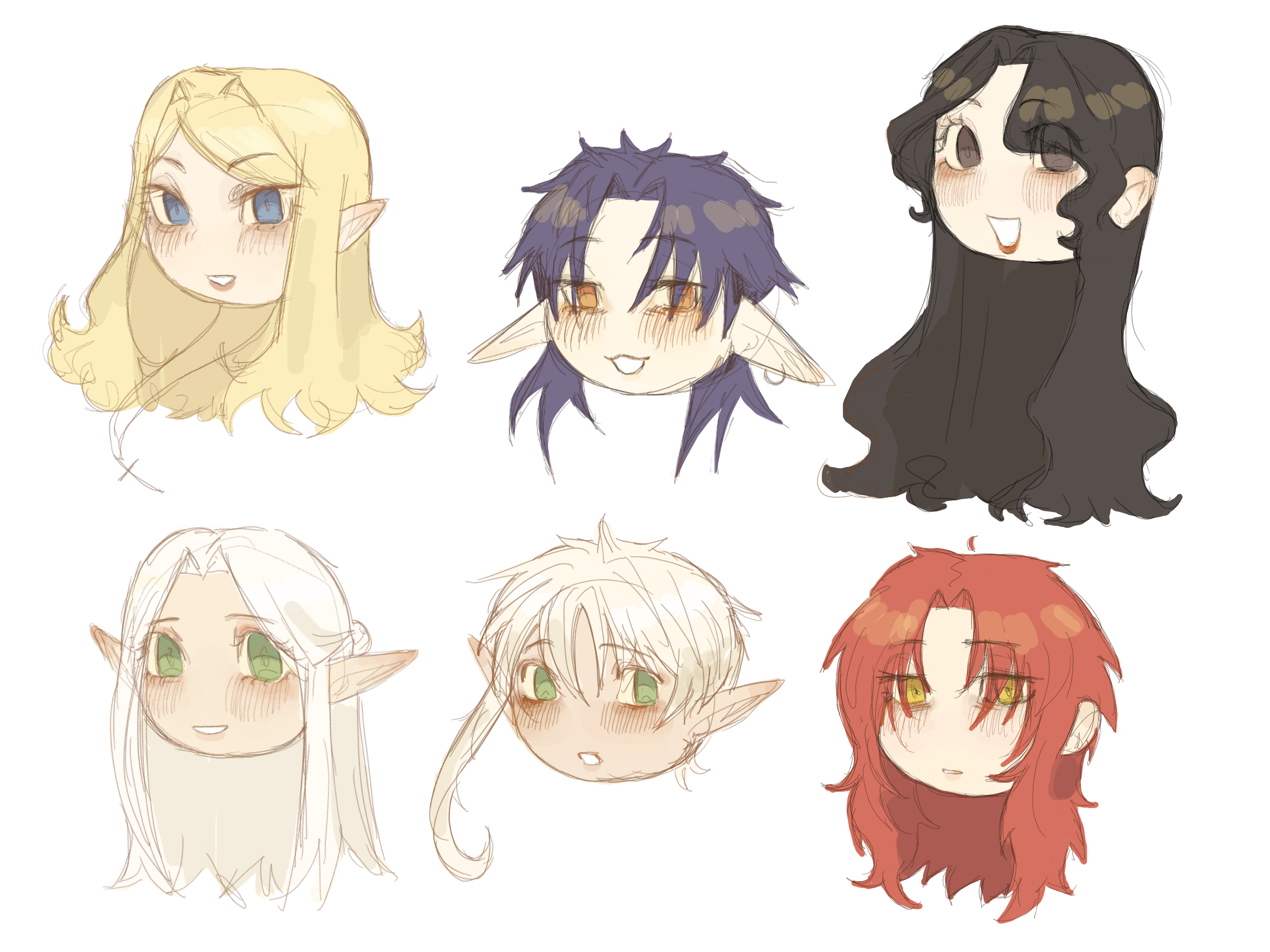 забыла выложить кстати) наделали персонажей с подругами, вот их рожицы. уже и сюжетик легкий есть... ну короче развлекаемся ( те что посерединке уже были, это мой и полбатин персы, теперь ещё у 3х наших подруг есть по персонажу)