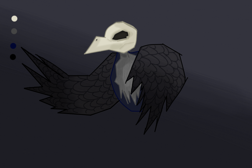 Вот такая птичка у меня получилась (над крыльями я старалась очень долго) наверное что-то из быстрого, чё это за птица? Хрен знает, но я обращалась к ней как: Камни-птица, иии... мне было скучно и я решила что это будет второй облик моего перса :P (Рост птицы 3 м. 99 см. ХП: 1001, вес 44 кг. часто встречающийся пол: самец, способности: кидание камнями, возникновение каменный шипов из земли, и т.д.<br />