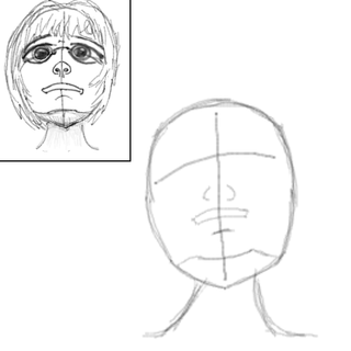 Гоvно. Взялся рисовать голову