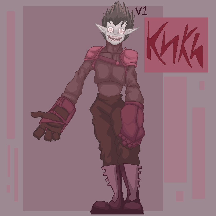MHA (oc)<br />
Имя: Кики Аслан<br />
Пол: Муж<br />
Возраст: 24<br />
Вид деятельности: линчеватель (фан-прозвище): упырь<br />
Тело: рост-198 см, вес-94 кг<br />
Причуда (рост): адаптация (?)<br />
Адаптация — носитель этой причуды буквально может адаптироваться к большинству внешних угроз: травмы, порезы, ожоги и другие виды травм. И в дальнейшем позволит обходить большинство препятствий, ведь его тело будет уже готово к этому типу угрозы.<br />
<br />
Вообще по изначальным концептам я делал его буквально бессмертным, его причуда совмещала сразу (регенерацию и восстановление), и получалось, что он был крайне живучим героем / террористом... Точнее, злодеем, в геройской версии он не был мертвецки бледным, а больше мулатом.<br />