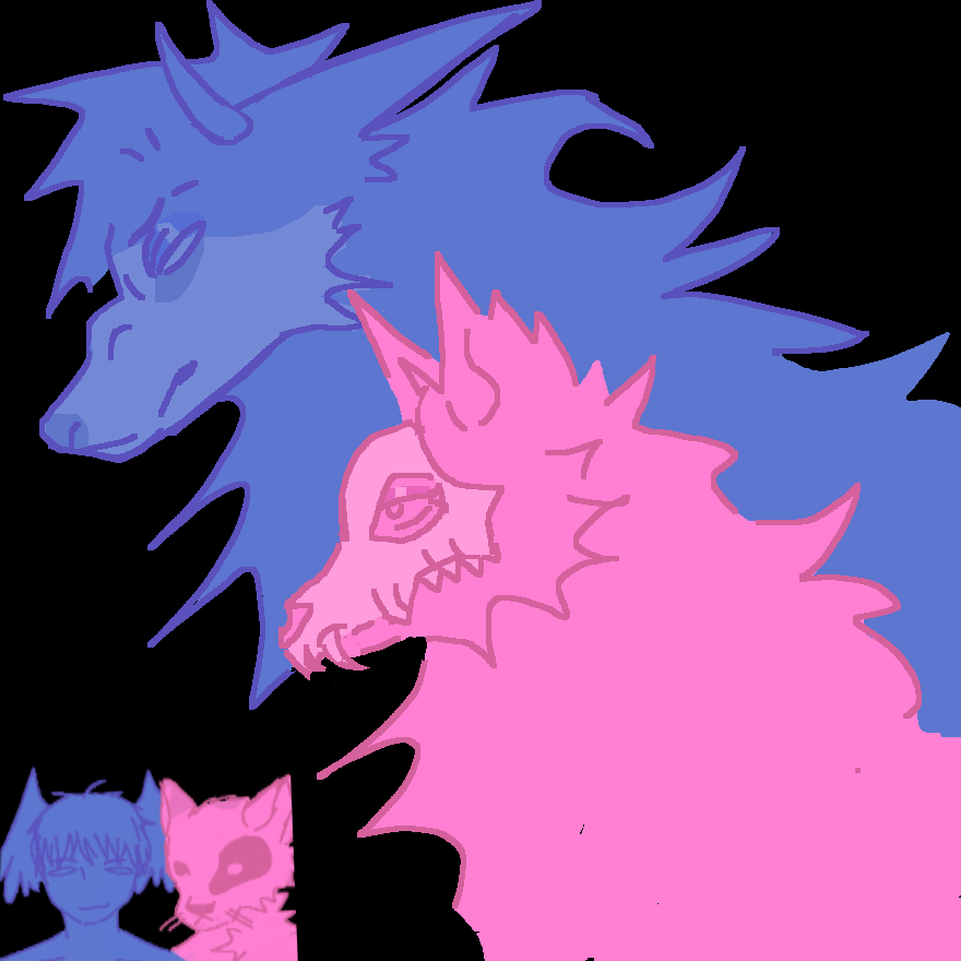 Фурятины мои, давно их не рисовал не помню как они вообще выглядели по канону. Тот что синий это Мираж а ниже розовенькая Лира. Золотое время лайка я был немного популярен? Если можно так сказать. Сейчас же всё вымерло и слава богу XD<br />
Если бы была возможность стереть эти воспоминания из памяти я б не отказался