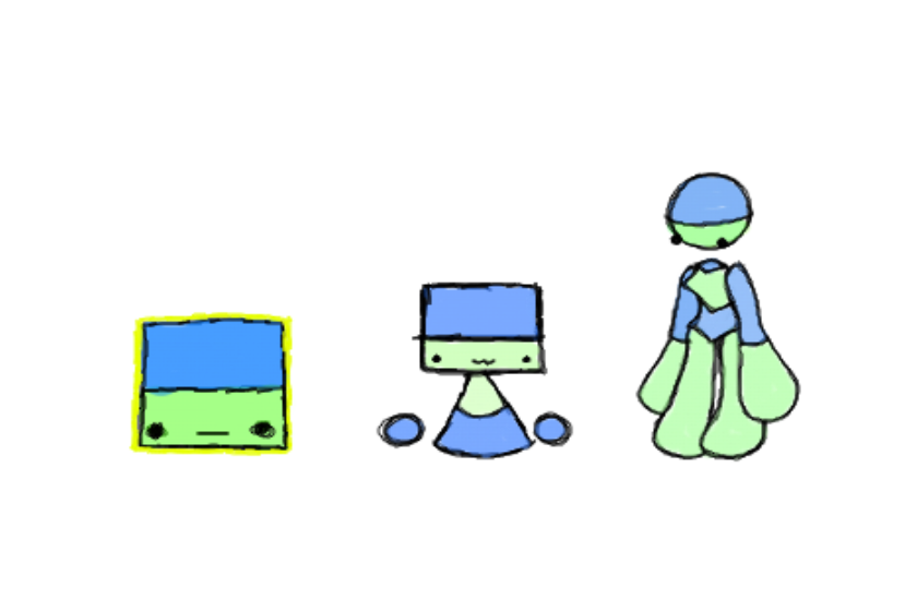 Эволюция моей ос (Был квадратом а стал гендерно нейтральным)