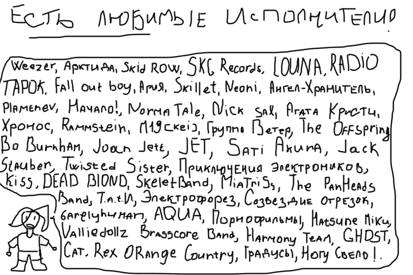 там был вопрос про стримеров и блогеров.<br />
<br />
я смотрю AERQN, Ламповая будка Joff (вроде так называется), Астапов Павел, Notte (или Netto...или Noate.. бля, забыл. Ну кароче там девушка рассказывает всякие ужасы интернета, откуда повились те или иные картики и т.д., а еще у неё аня из ротопомойки стоит на аватарке. Мне больше всего понравилось видео про зловещую долину.). в прочм, я чаще смотрю разговорные ролики, летсплей и иногда страшилки<br />
<br />
найдите своего любимчика<br />
<br />
это ответ на вопрос хз