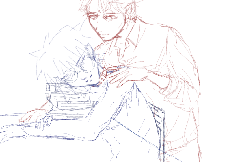 Том Реддл и Гарри Поттер(совершеннолетний). (Да простит меня Бог 0_0)